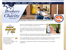 Tablet Screenshot of brokersforcharity.com